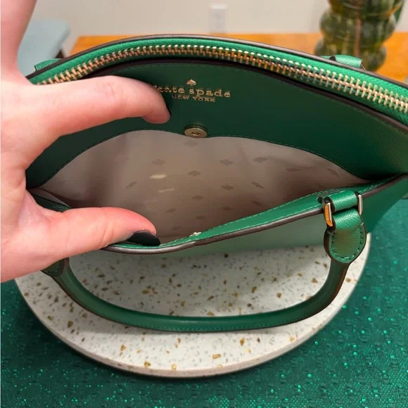 Kate Spade Payton Medium Dome Satchel in Kelly Green - Picture 6 of 13